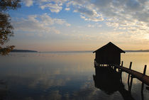 Abendstimmung am Ammersee von Peter Bergmann