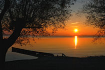 Sonnenuntergang am Chiemsee von Peter Bergmann