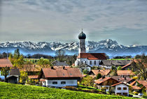 Alpenblick von Peter Bergmann