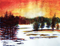 Winterlandschaft by Irina Usova