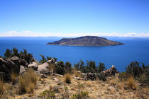 Insel im weltberühmten Titikakasee, Peru von Mellieha Zacharias