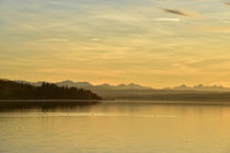 Abendstimmung am Ammersee von Peter Bergmann