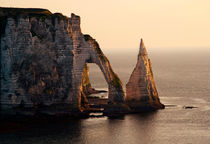 Etretat in morning sun by Jarek Blaminsky