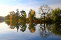 Herbst am Fluss von Bernhard Kaiser