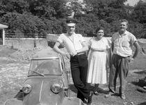 Elvis and his Messerschmitt Microcar 1956 by Phillip Harrington