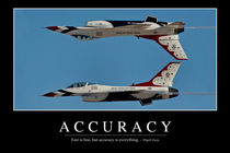 Accuracy Motivational Poster von Stocktrek Images