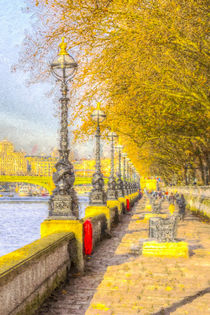 River Thames Path Art von David Pyatt