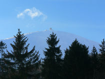 Wolkenvogel über der Schneekoppe von Sabine Radtke