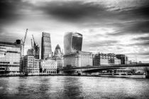 City of London and River Thames by David Pyatt