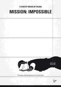 No583 My Mission Impossible minimal movie poster von chungkong