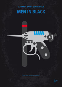 No586 My Men in Black minimal movie poster by chungkong