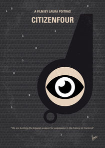 No598 My Citizenfour minimal movie poster von chungkong