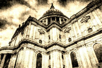 St Paul's Cathedral London Vintage von David Pyatt