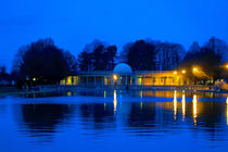 Eaton Park Lake at Dusk, Norwich, England by Vincent J. Newman