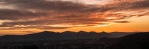 Sonnenaufgang über dem Siebengebirge von Frank Landsberg