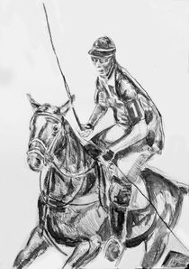 Polospieler Reiter von Thomas Neumann