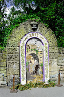 Main Well Dressing, Rowsley 2011 von Rod Johnson