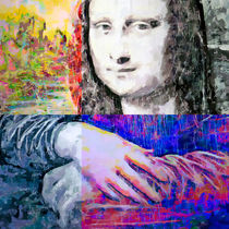 Mona Lisa Vision 3 by GabeZ Art