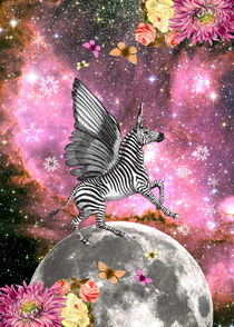 (Unicorn) Zebra Pegacorn von Gloria Sánchez