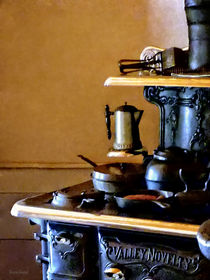 Coffeepot on Stove by Susan Savad