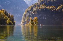 Small Island at Koenigssee by h3bo3