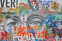 John Lennon wall, Prague... 1 by loewenherz-artwork