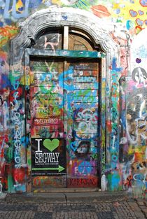 John Lennon wall, Prague... 2 by loewenherz-artwork