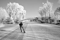 Old dutch winter scenery in the Netherlands von nilaya