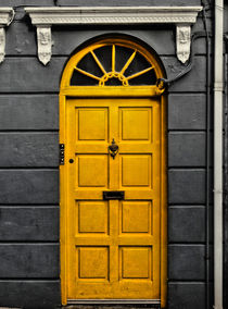 Yellow Door - Dingle von Christoph Stempel