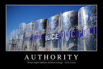 Authority Motivational Poster by Stocktrek Images