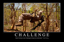 Challenge Motivational Poster von Stocktrek Images