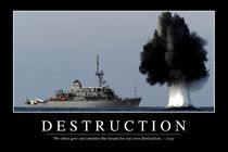 Destruction Motivational Poster von Stocktrek Images