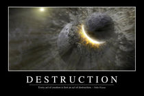 Destruction Motivational Poster von Stocktrek Images