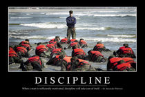 Discipline Motivational Poster von Stocktrek Images
