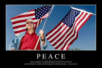 Peace Motivational Poster by Stocktrek Images