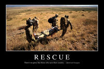Rescue Motivational Poster von Stocktrek Images