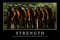 Strength Motivational Poster von Stocktrek Images