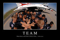 Team Motivational Poster by Stocktrek Images