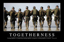 Togetherness Motivational Poster von Stocktrek Images