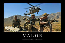 Valor Motivational Poster von Stocktrek Images