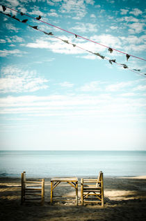 The table at the sea by Gabriele Brummer