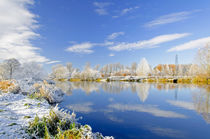 Burton's Wintry River Trent by Rod Johnson