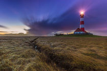 Leuchtturm Westerhever an der Nordsee by Dennis Stracke