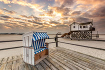 Strandkorb Urlaub an der Nordseeküste von Dennis Stracke