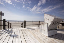 Strandkorb Urlaub an der Nordseeküste von Dennis Stracke