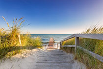 Langer Weg zum Strand an der Nordsee von Dennis Stracke