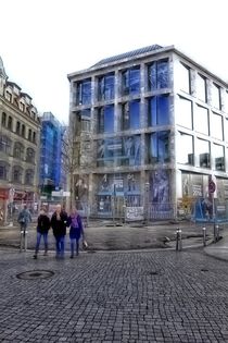 Leipzig, Neubau Große Fleischergasse, Ecke Hainstraße by langefoto