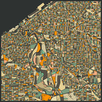 CLEVELAND MAP von jazzberryblue