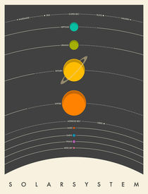 SOLAR SYSTEM - GREY 1 by jazzberryblue