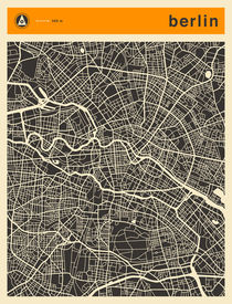 BERLIN MAP von jazzberryblue
